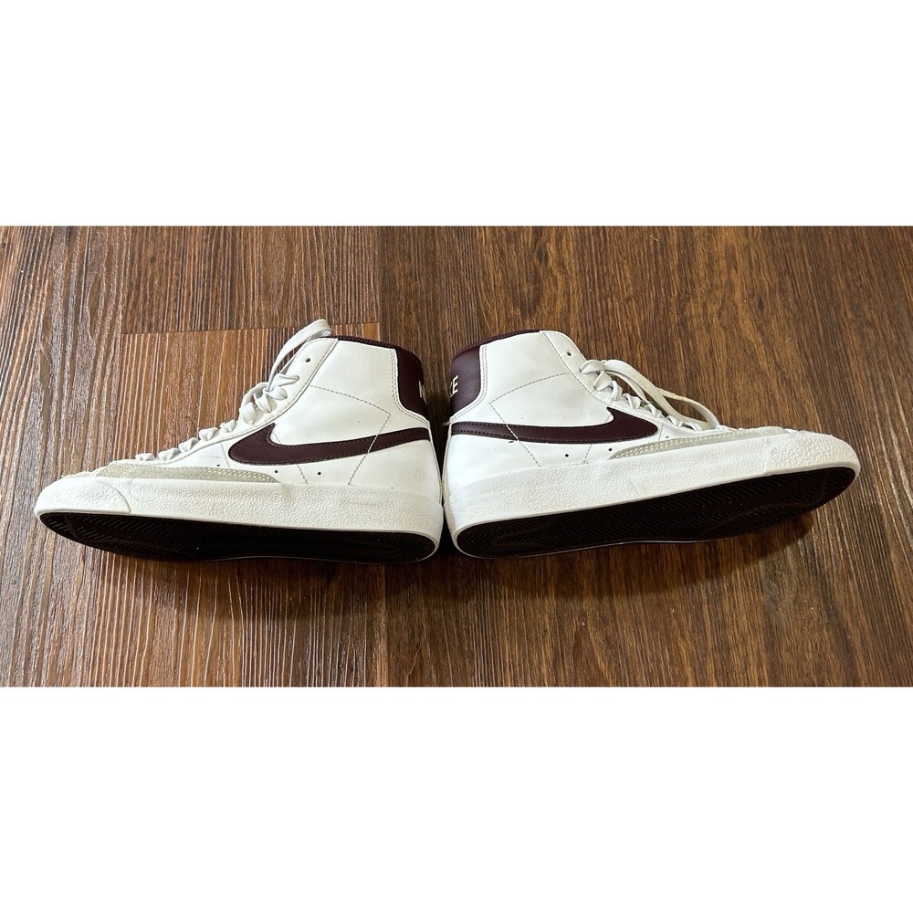 Nike Blazer Mid 77 White Team Red Vintage Sneakers Unisex Kids 4Y DA4086-119 - Picture 8 of 15